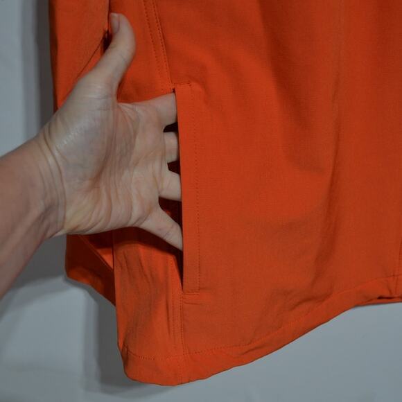 Graham Luxe Lightweight Performance Full Zip Golf Jacket Size XL Orange - Picture 4 of 9